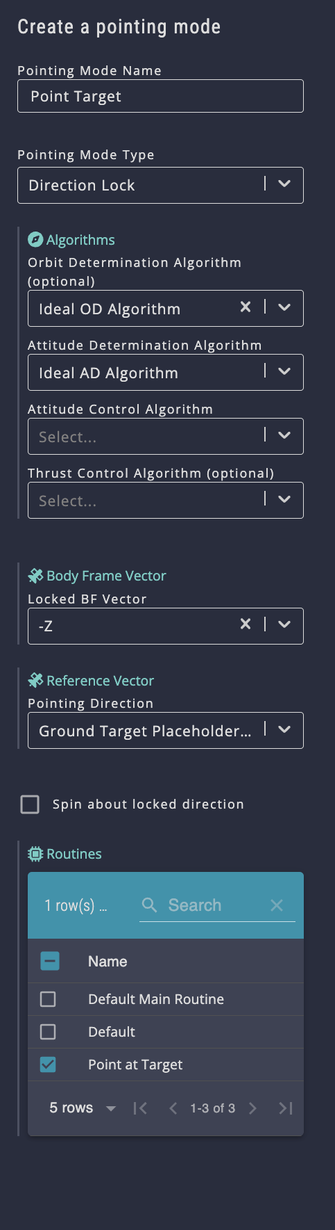 4. Add a pointing mode